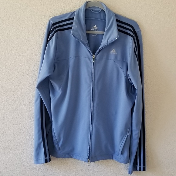 adidas Other - Adidas men's blue track jacket size L